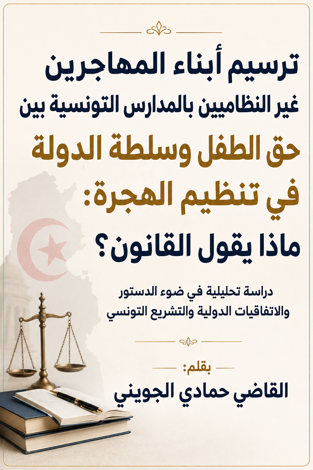 ترسيم أبناء المهاجرين غير النظاميين بالمدارس التونسية: حق الطفل وسلطة الدولة في تنظيم الهجرة: ماذا يقول القانون
